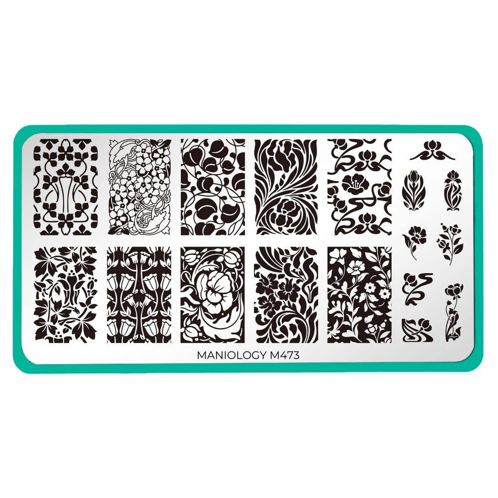 Maniology - Stamping Plate - Art Nouveau #M473 - Nail Art at Beyond Polish