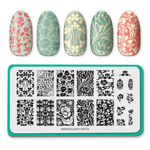 Maniology - Stamping Plate - Art Nouveau #M473