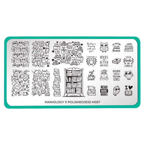 Maniology - Stamping Plate - Artist Collaboration: PolishedJess #M057