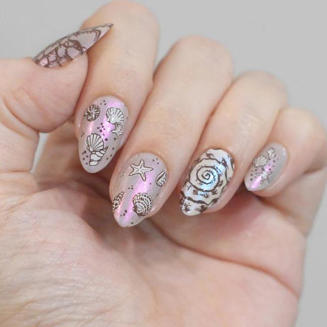 Maniology - Stamping Plate - Beachcomber (M706) - Nail Art at Beyond Polish