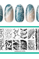 Maniology - Stamping Plate - Blue Coastlines (M704) - Nail Art at Beyond Polish