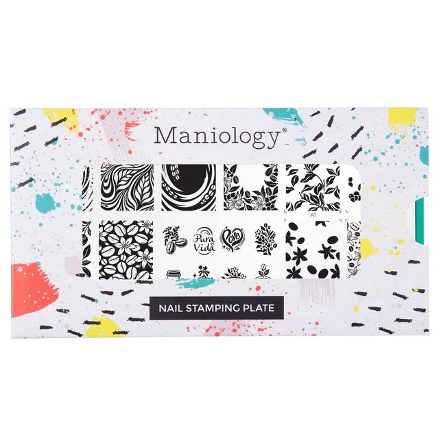 Maniology - Stamping Plate - Cafe Con Leche (M726) - Nail Art at Beyond Polish