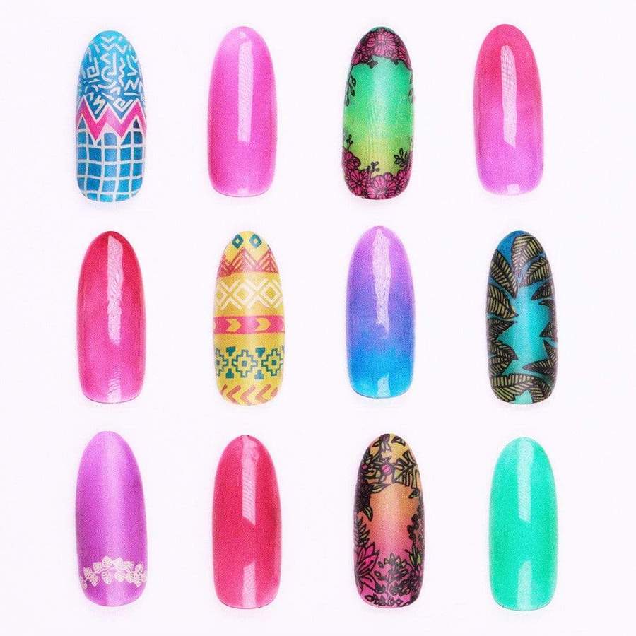 Maniology - Stamping Plate - Chic Peek: Flower Child #XL471 - Nail Art at Beyond Polish