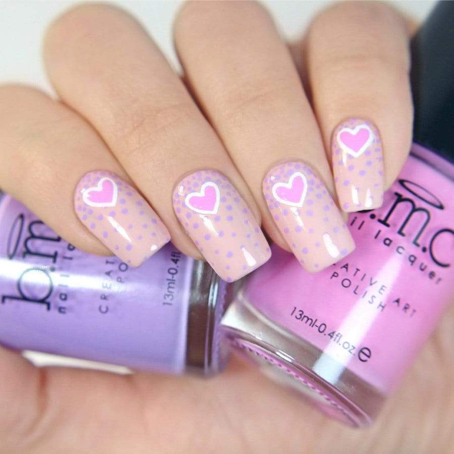 Maniology - Stamping Plate - Classic Beauty: Hearts + Stars #XL355 - Nail Art at Beyond Polish