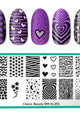 Maniology - Stamping Plate - Classic Beauty: Hearts + Stars #XL355 - Nail Art at Beyond Polish