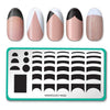 Maniology - Stamping Plate - Classique: Pardon My French French Tip #M052