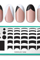 Maniology - Stamping Plate - Classique: Pardon My French French Tip #M052 - Nail Art at Beyond Polish