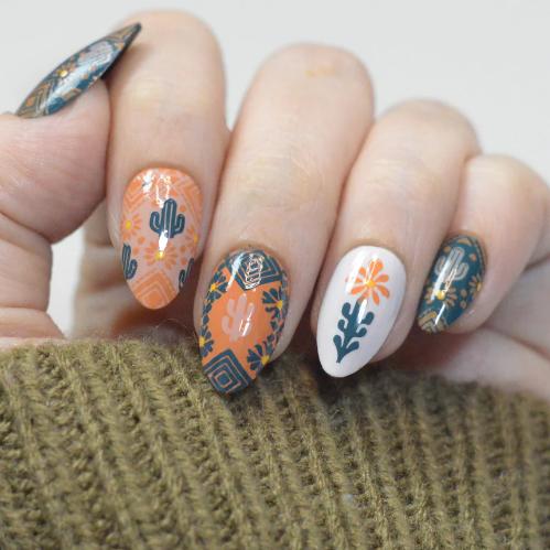 Maniology - Stamping Plate - Colorful Stories #M698 - Nail Art at Beyond Polish