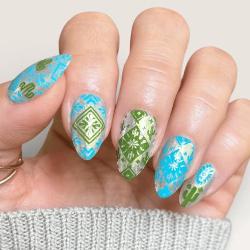 Maniology - Stamping Plate - Colorful Stories #M698 - Nail Art at Beyond Polish