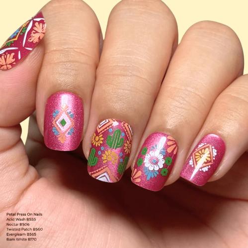 Maniology - Stamping Plate - Colorful Stories #M698 - Nail Art at Beyond Polish