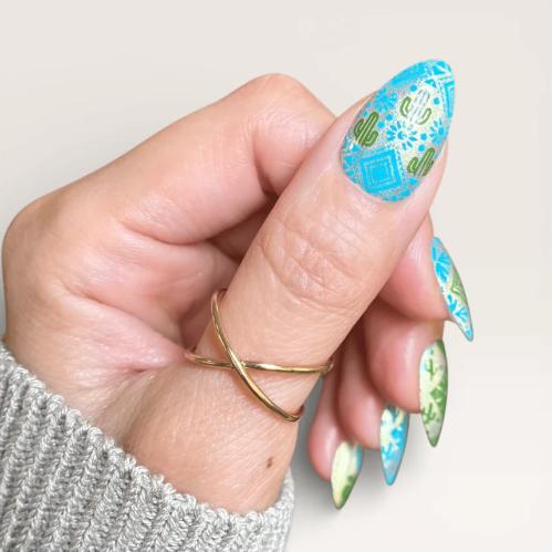 Maniology - Stamping Plate - Colorful Stories #M698 - Nail Art at Beyond Polish