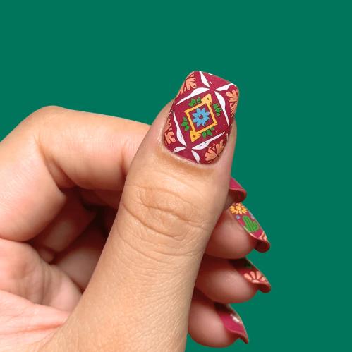 Maniology - Stamping Plate - Colorful Stories #M698 - Nail Art at Beyond Polish