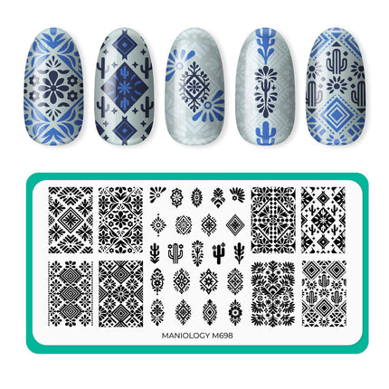 Maniology - Stamping Plate - Colorful Stories #M698 - Nail Art at Beyond Polish