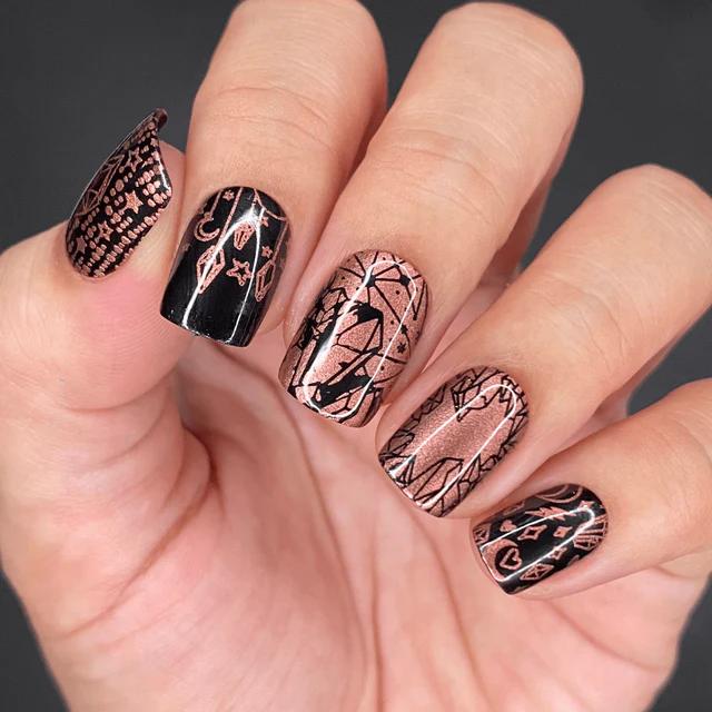 Maniology - Stamping Plate - Crystal Galaxy #M219 - Nail Art at Beyond Polish