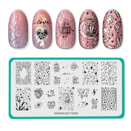 Maniology - Stamping Plate - Crystal Galaxy #M219