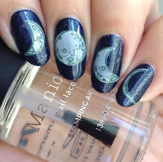 Maniology - Stamping Plate - Crystal Moon #M119 - Nail Art at Beyond Polish