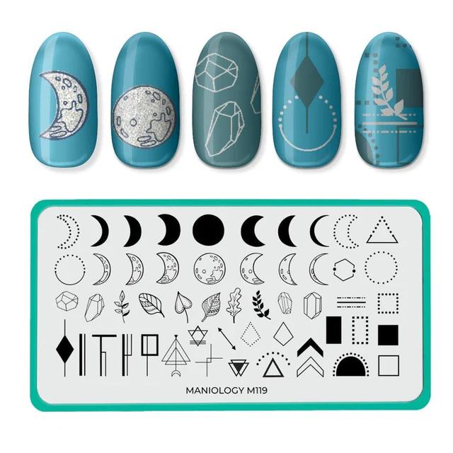 Maniology - Stamping Plate - Crystal Moon #M119 - Nail Art at Beyond Polish