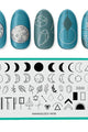 Maniology - Stamping Plate - Crystal Moon #M119 - Nail Art at Beyond Polish