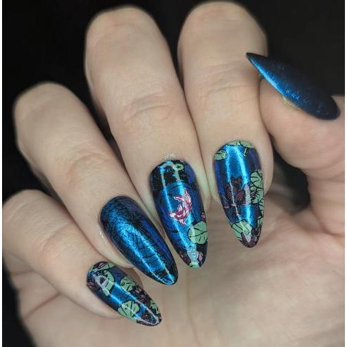 Maniology - Stamping Plate - Enchanted Waters: Floating Mirage (MXM172) - Nail Art at Beyond Polish