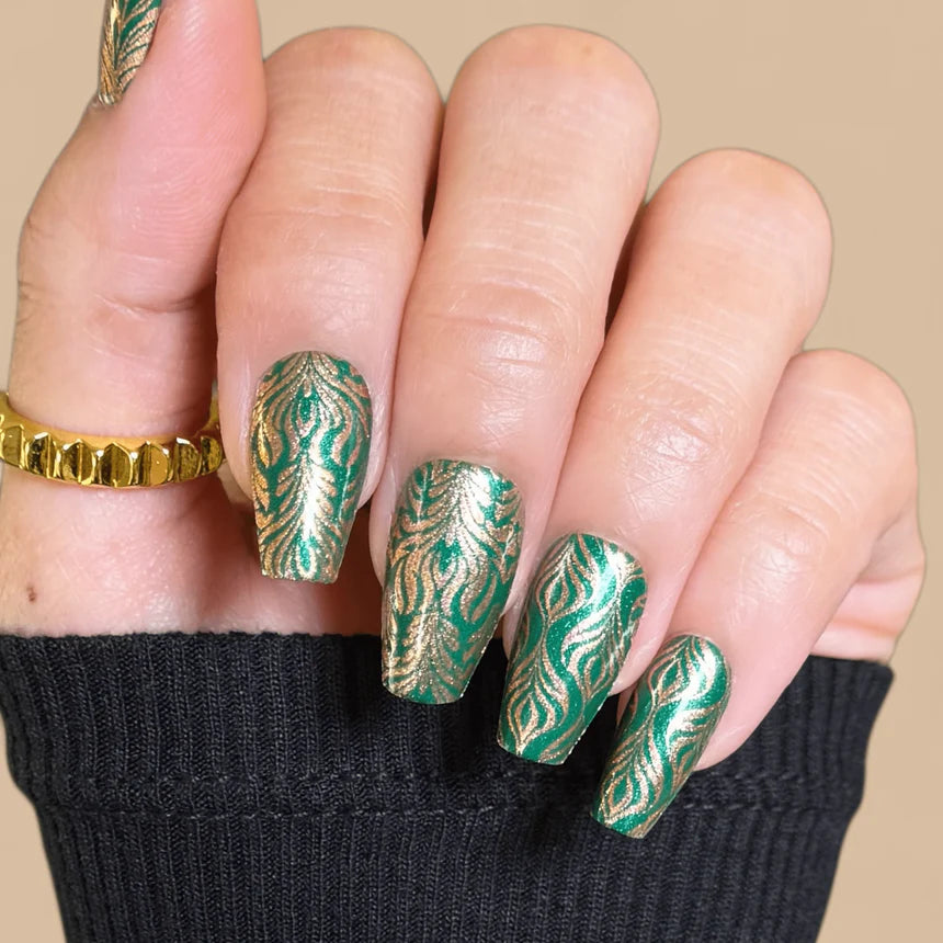 Maniology - Stamping Plate - Etched In Steel - M655 - Manicure & Pedicure Tools at Beyond Polish
