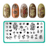 Maniology - Stamping Plate - Fall Layers: Harvest Blooms #M075