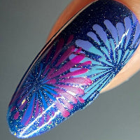 Maniology - Stamping Plate - Fireworks Frenzy (M445) - Nail Art at Beyond Polish