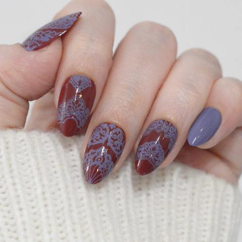 Maniology - Stamping Plate - Fit for a Queen (M686) - Manicure & Pedicure Tools at Beyond Polish