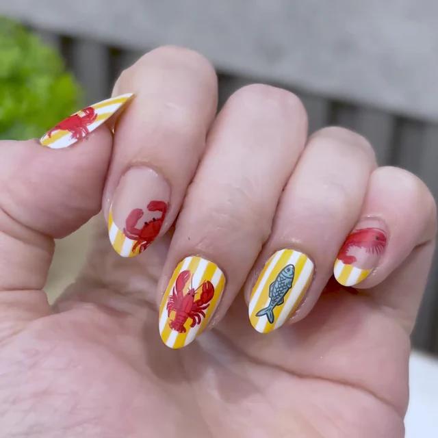 Maniology - Stamping Plate - Fresh Catch (M715) - Nail Art at Beyond Polish