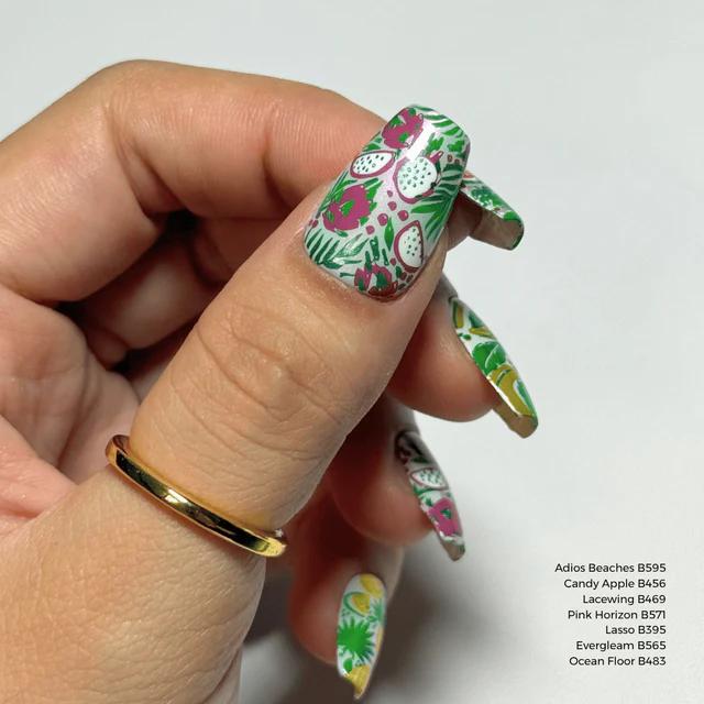 Maniology - Stamping Plate - Fruta Fresca (M710) - Nail Art at Beyond Polish