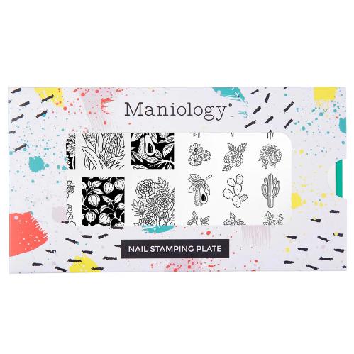Maniology - Stamping Plate - Garden Fresh #M701 - Nail Art at Beyond Polish