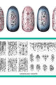 Maniology - Stamping Plate - Garden Gems: Gemstone Bouquet (Mxm175) - Nail Art at Beyond Polish
