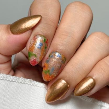 Maniology - Stamping Plate - Garden Soiree (M558) - Nail Art at Beyond Polish