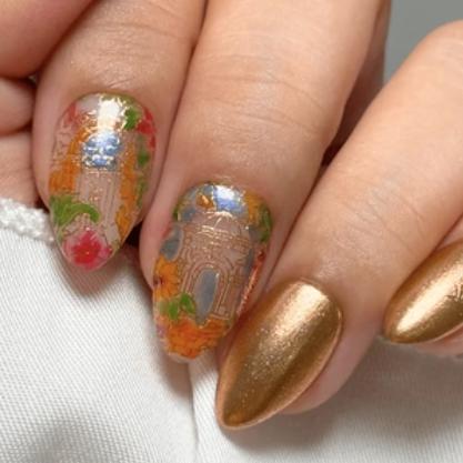Maniology - Stamping Plate - Garden Soiree (M558) - Nail Art at Beyond Polish