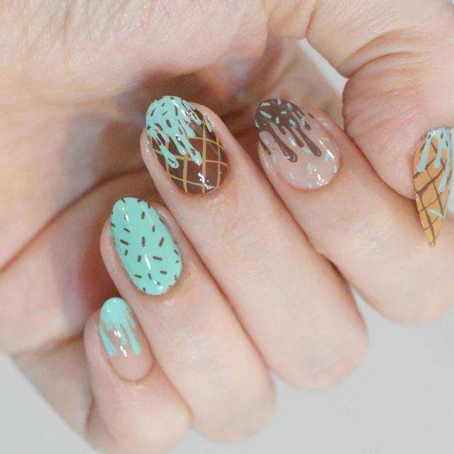 Maniology - Stamping Plate - Gelateria (M712) - Nail Art at Beyond Polish