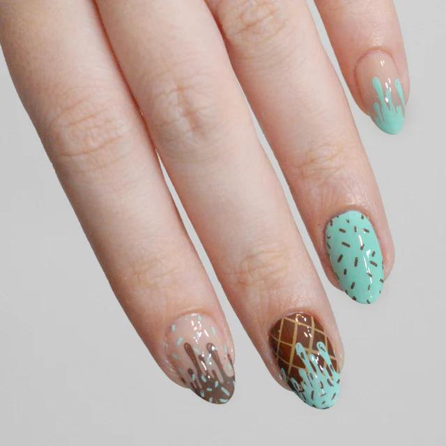 Maniology - Stamping Plate - Gelateria (M712) - Nail Art at Beyond Polish