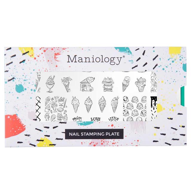 Maniology - Stamping Plate - Gelateria (M712) - Nail Art at Beyond Polish