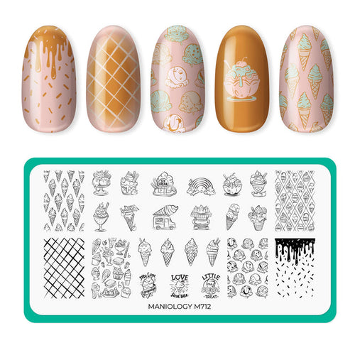 Maniology - Stamping Plate - Gelateria (M712)