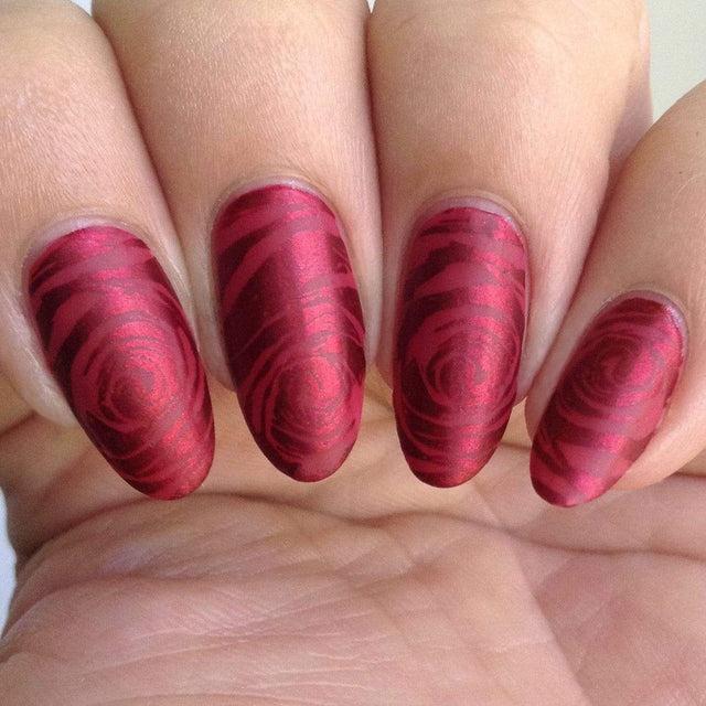 Maniology - Stamping Plate - Grow With Love #M179 - Nail Art at Beyond Polish