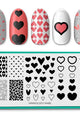 Maniology - Stamping Plate - Happy Hearts #M482 - Nail Art at Beyond Polish