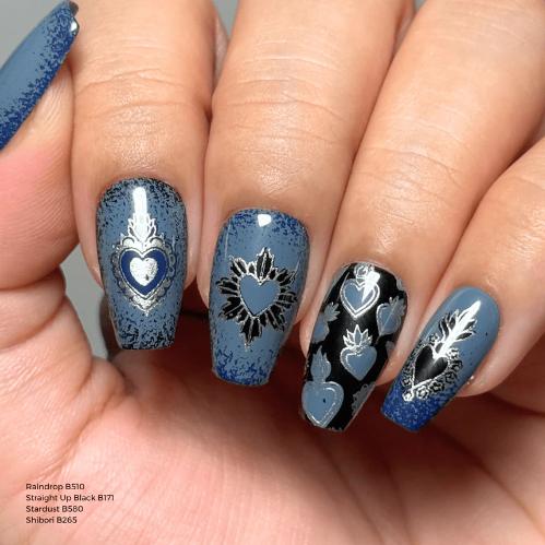 Maniology - Stamping Plate - Heart To Heart #M697 - Nail Art at Beyond Polish