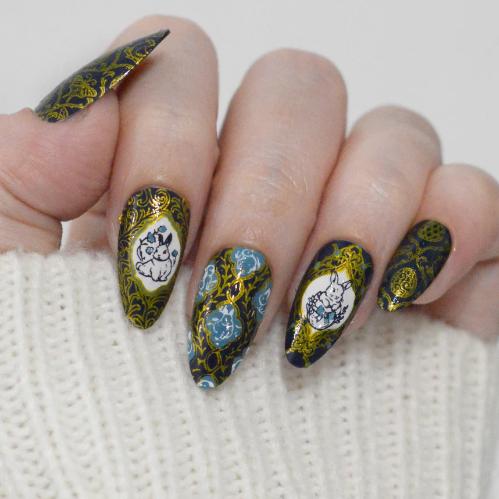 Maniology - Stamping Plate - Heirloom Eggs - M682 - Manicure & Pedicure Tools at Beyond Polish