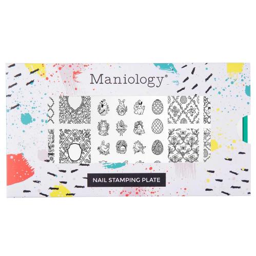 Maniology - Stamping Plate - Heirloom Eggs - M682 - Manicure & Pedicure Tools at Beyond Polish