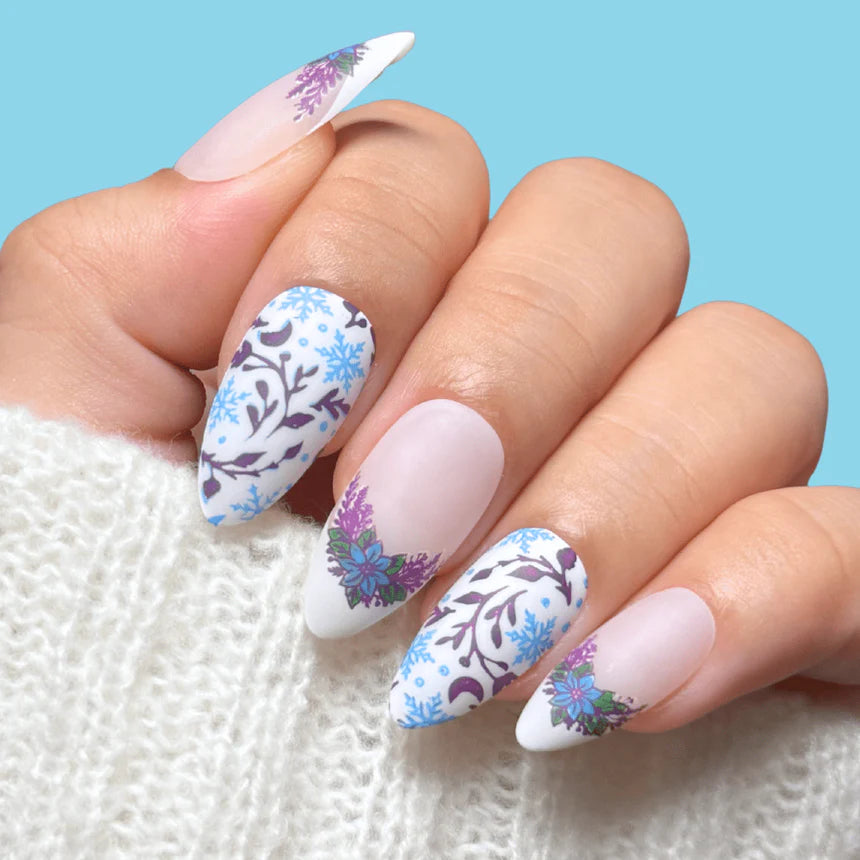 Maniology - Stamping Plate - Ice Garden - M637 - Manicure & Pedicure Tools at Beyond Polish