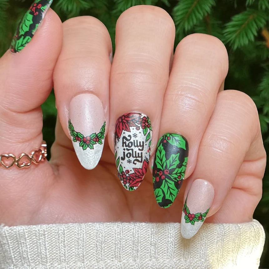 Maniology - Stamping Plate - Ice Garden - M637 - Manicure & Pedicure Tools at Beyond Polish
