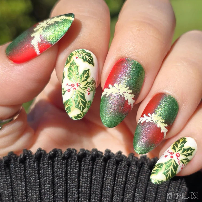 Maniology - Stamping Plate - Ice Garden - M637 - Manicure & Pedicure Tools at Beyond Polish