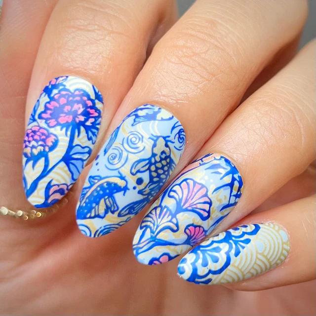 Maniology - Stamping Plate - Japanese Ceramics #M459 - Nail Art at Beyond Polish