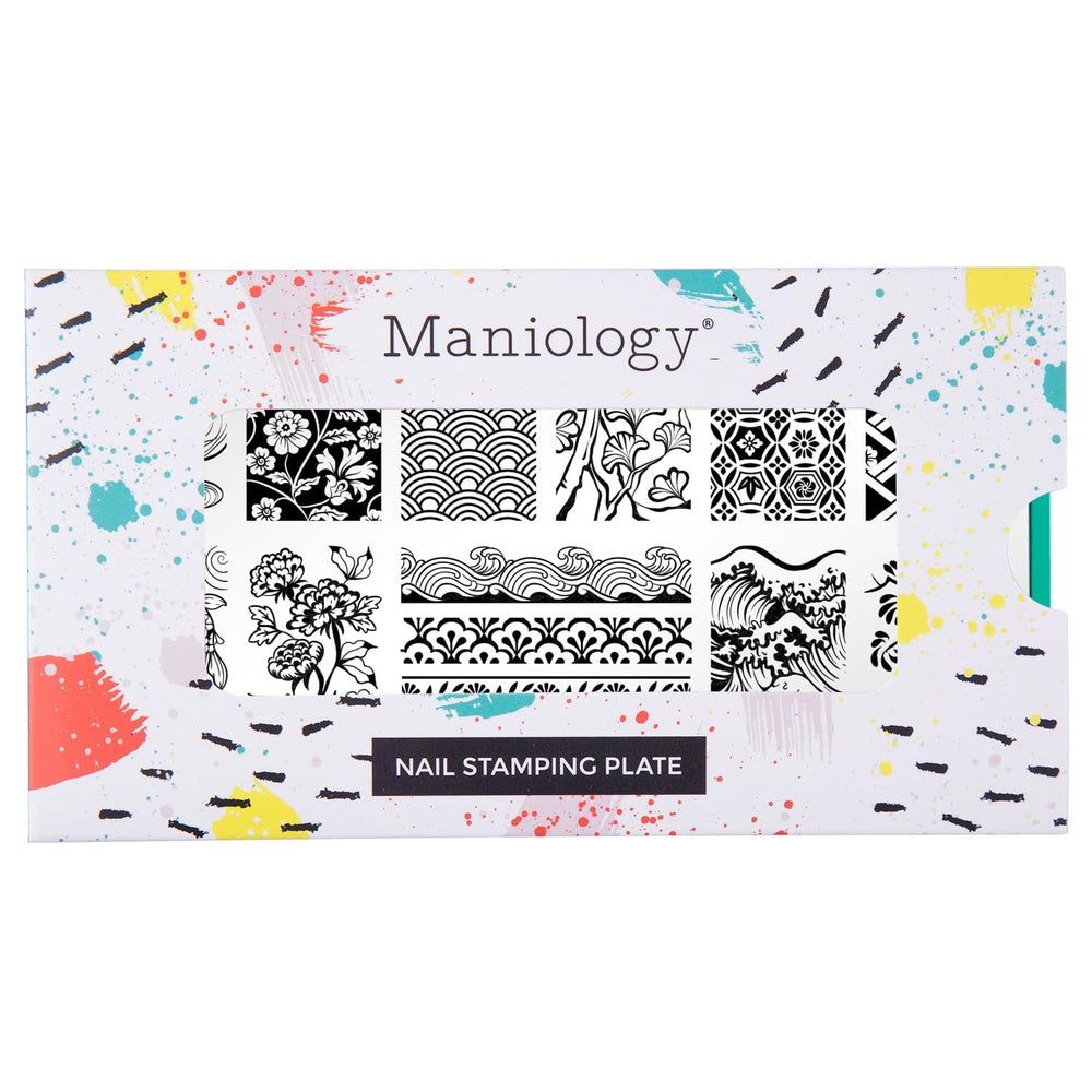 Maniology - Stamping Plate - Japanese Ceramics #M459 - Nail Art at Beyond Polish