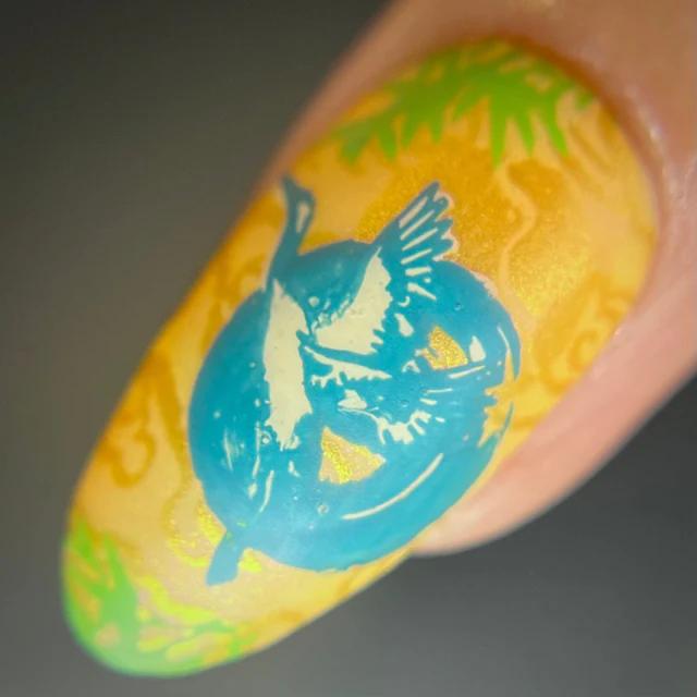 Maniology - Stamping Plate - Japanese Porcelain #M460 - Nail Art at Beyond Polish