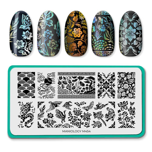 Maniology - Stamping Plate - Korean Lacquerware #M454