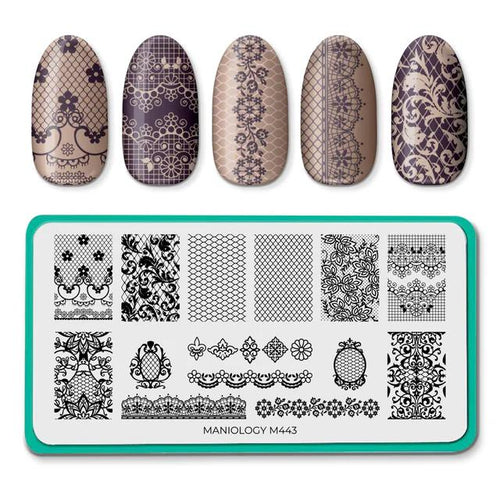 Maniology - Stamping Plate - Lacey Details (M443)